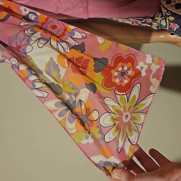 VINTAGE Simi-sheer Floral Retro Scarf/headBand - Picture 5 of 7